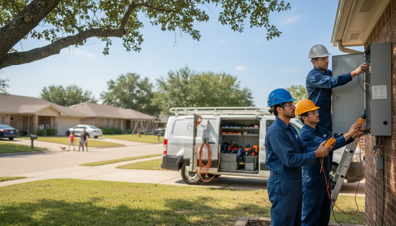 Certified electrician providing emergency electrical services in Blue Rock, OH